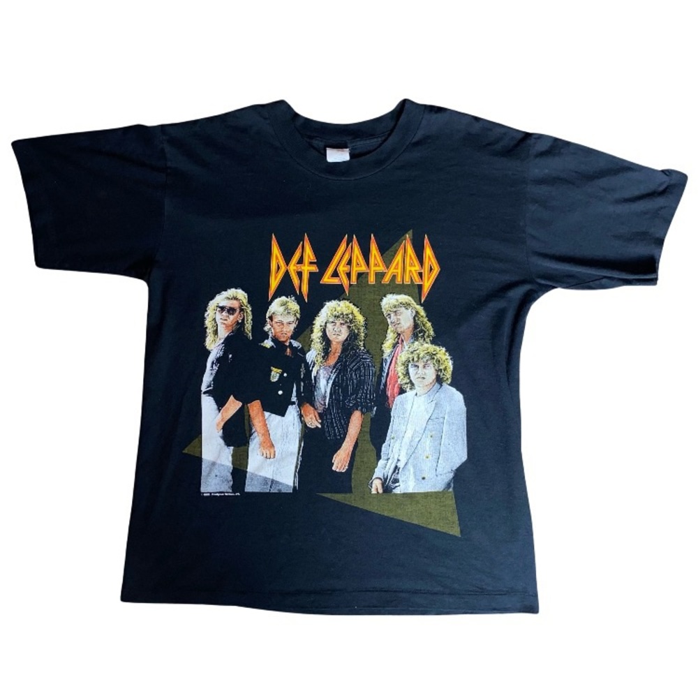 Vintage 1988 Def Leppard Hysteria Tour Rock Band T-Shirt Men’s Large